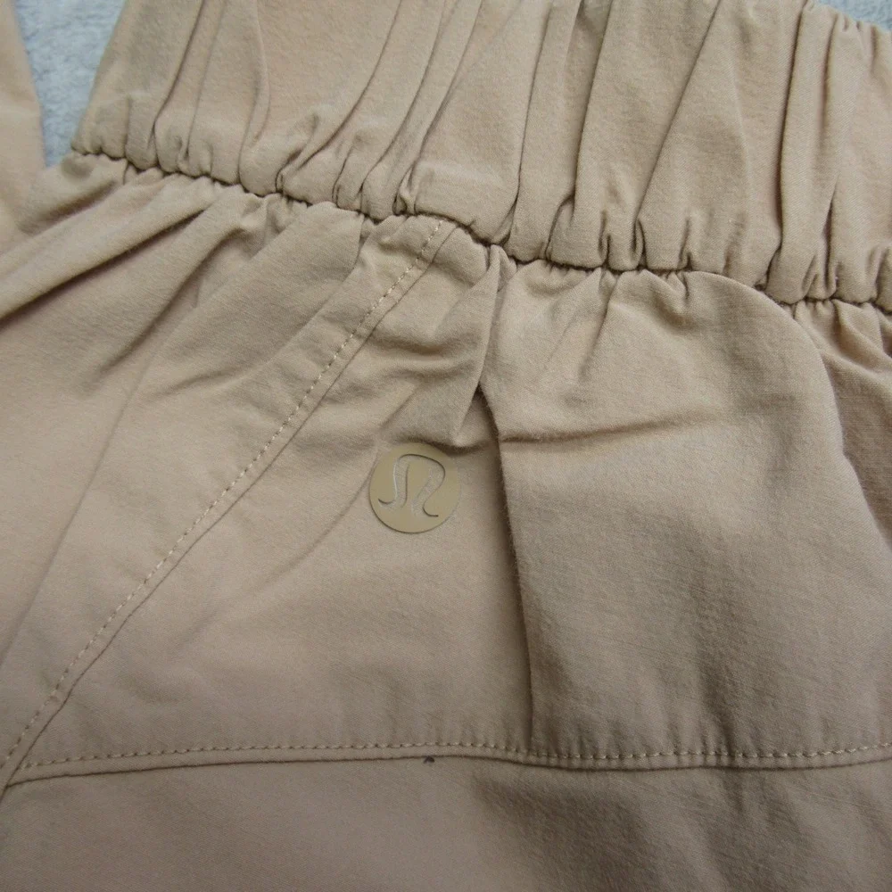 Lululemon‎ Pants Women 6 Beige High Rise Elastic Waist Casual True Swift? 24x27